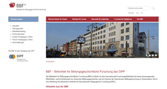 Desktop Screenshot of bbf.dipf.de