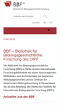 Mobile Screenshot of bbf.dipf.de
