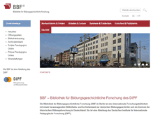 Tablet Screenshot of bbf.dipf.de