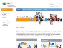 Tablet Screenshot of dipf.de